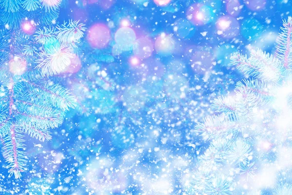Hračka Vánoce Abstraktní Barevné Slavnostní Pozadí Pozdrav Zimní Krajina — Stock fotografie
