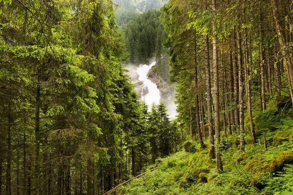 Krimml Waterfalls, this are the highest waterfalls in Austria at Village Krimml in Salzburg