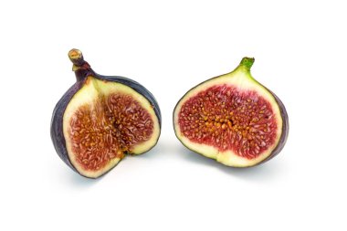 Beyaz, üzerine taze incir yakın çekim tropikal meyve