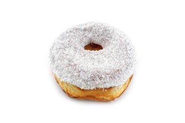 Çörek, tatlı meze beyaz zemin üzerine, yakın