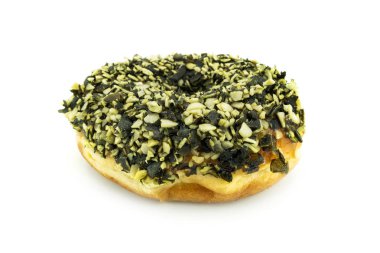 Halka, beyaz zemin üzerine tatlı snack, yakın