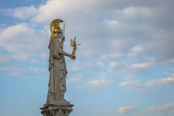 Pallas Athene Estátua Deusa Grega Frente Parlamento Austríaco — Fotografia de Stock