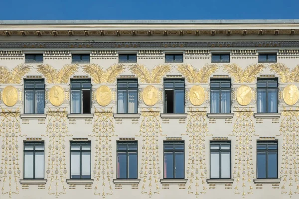 Architecture Otto Wagner House Wienzeile Vienna Decoration Koloman Moser — Stock Photo, Image