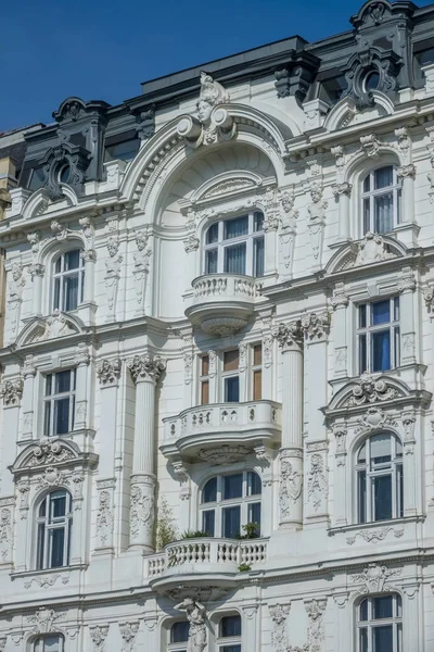 Architektur Wiener Jugendstil Häuser Der Wienzeile Von Otto Wagner — Stockfoto