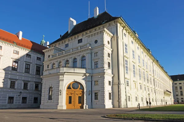 대통령 오스트리아 Hofburg Leopoldinischer Trakt에 오스트리아 대통령의 사무실의 사무실 — 스톡 사진