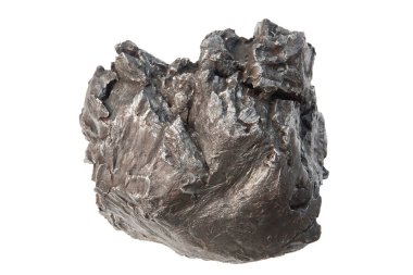 Göktaşı, dünya dışı malzeme uzaydan beyaz arka plan karşı düşen