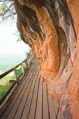 Wat Phu Tok, Tayland, Thailand, korkutucu geçit dağın çevresinde