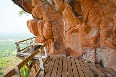 Wat Phu Tok, Tayland, Thailand, korkutucu geçit dağın çevresinde