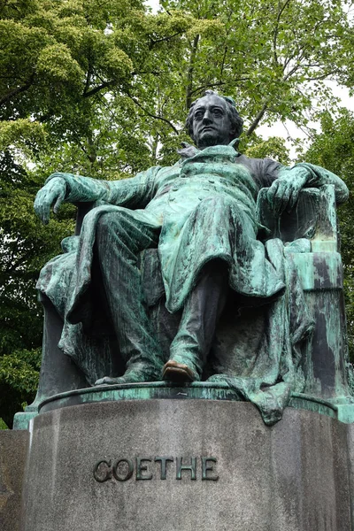 Goethe Memorial Wien Landmärke Den Ring Strasse Nästa Burggarten — Stockfoto