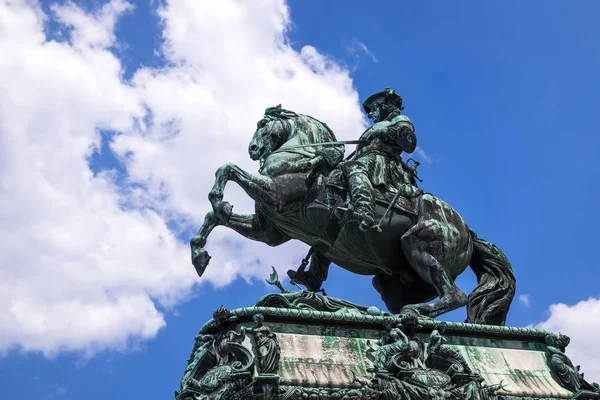 Statue Équestre Vienne Statue Prince Eugène Savoie Sur Heldenplatz — Photo