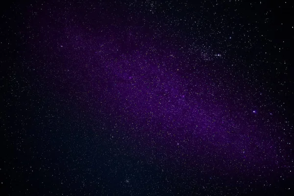 Млечный Путь Небо Полное Звезд Ясную Ночь — стоковое фото
