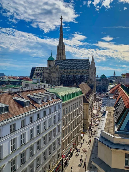 Luftbild St.-Stephans-Kathedrale — Stockfoto