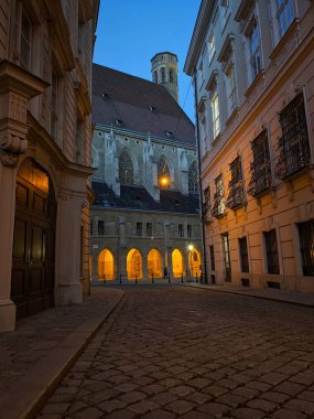 Eski Tarihi Viyana Karanlık çöktüğünde