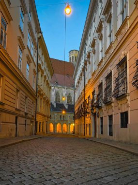 Eski Tarihi Viyana Karanlık çöktüğünde