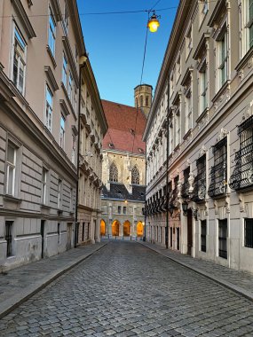 Eski Tarihi Viyana Karanlık çöktüğünde