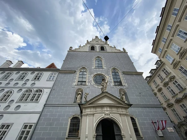 Iglesia Franciscana Viena Famoso Lugar Estadio Innere Viena — Foto de Stock