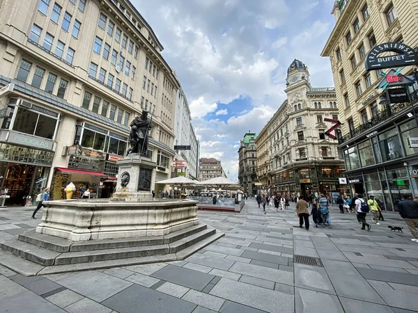 Vienne Autriche Juin 2020 Les Gens Marchent Dans Les Rues — Photo