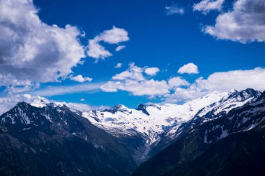 Avusturya, Salzburg 'daki Hohe Tauern' de Avrupa Alpleri Dağları