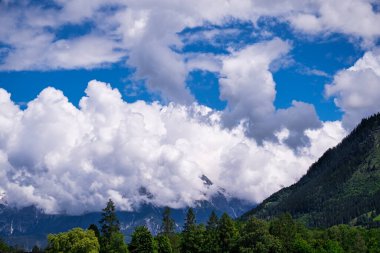 Avusturya, Salzburg 'daki Hohe Tauern' de Avrupa Alpleri Dağları