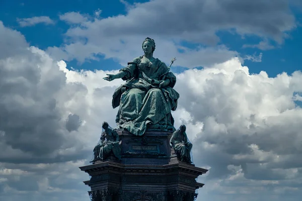 Monument Maria Theresia Impératrice Autriche Destination Touristique Maria Theresien Platz — Photo