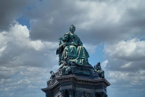 Monument Maria Theresia Impératrice Autriche Destination Touristique Maria Theresien Platz — Photo