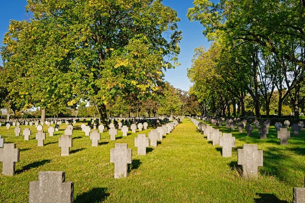 Tombe Guerre Cimetière Seconde Guerre Mondiale Zentralfriedhof Vienne — Photo