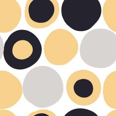 Soyut renkli şekiller ile modern seamless modeli