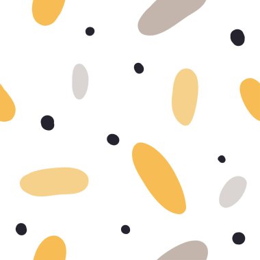 Soyut renkli şekiller ile modern seamless modeli