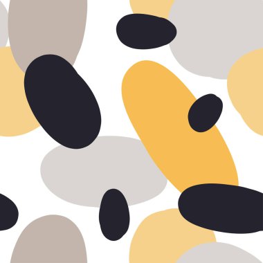 Soyut renkli şekiller ile modern seamless modeli