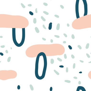 Renkli soyut basit seamless modeli