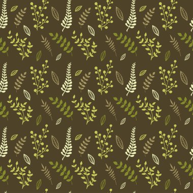 Çiçeksel vektör pürüzsüz desen