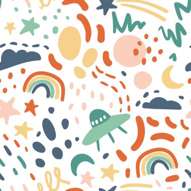 şirin sorunsuz vektör desen 