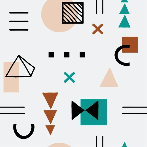 Ensemble de huit motifs sans couture — Image vectorielle