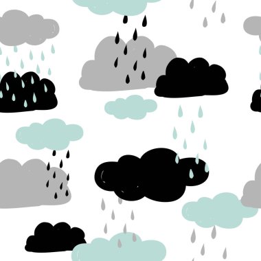 yağmur seamless modeli