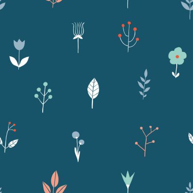 Sarı meyveler ve yaprakları sorunsuz desen. El çizilmiş çiçek illüstrasyon. Çizim stili vektörü. Modern tekstil baskı, ambalaj kağıdı, duvar sanatı tasarımı.