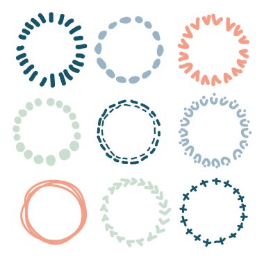 Elle çizilmiş logo şablonları