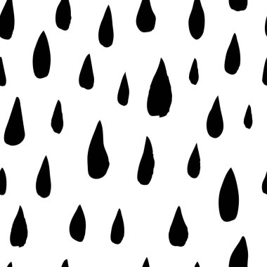 Mürekkep grunge dikişsiz desen