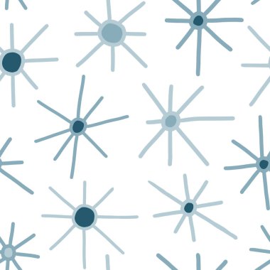 Soyut şekilli kusursuz desen