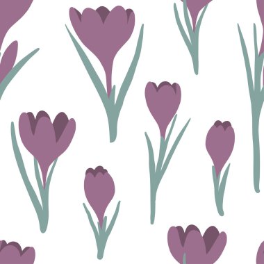 Çiçek basit seamless modeli