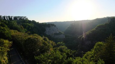 Sorano Vadisi üzerinden günbatımı