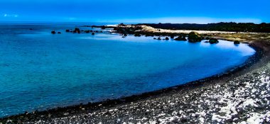 Yalnız Palm Beach ve Hawaii Big Island Kohala Sahili Champagne Ponds