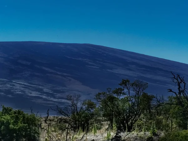 Solnedgång Toppen Mauna Kea Den Stora Hawaii — Stockfoto