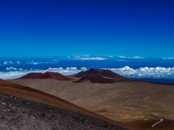 Puesta Sol Cumbre Mauna Kea Isla Grande Hawaii —  Fotos de Stock