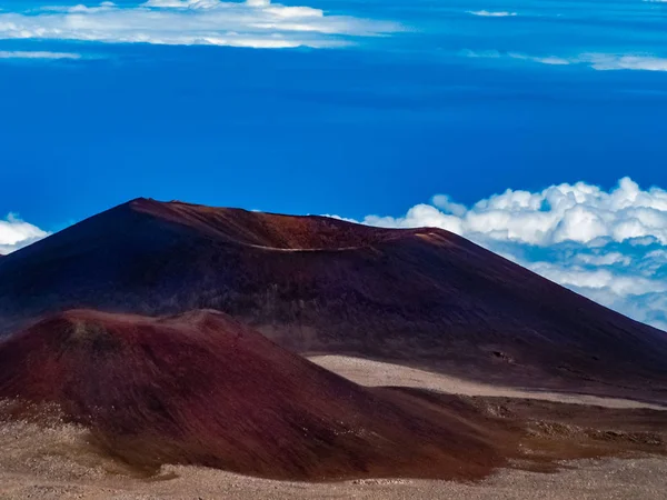 Solnedgång Toppen Mauna Kea Den Stora Hawaii — Stockfoto