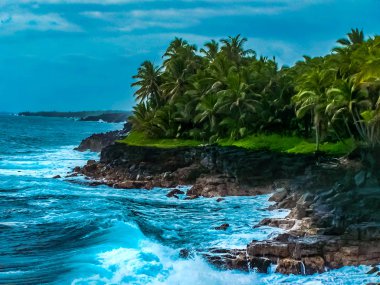 Pahoa Kilauea Volkanı son 2018 lav akışı şimdi kapsadığı Hawaii büyük ada güneydoğu kıyısında.