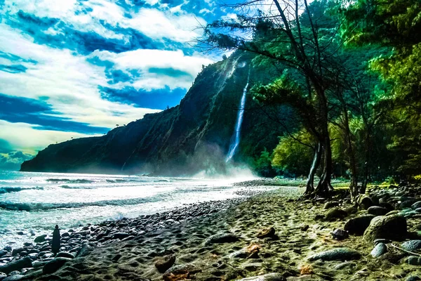 Парадизе Долине Пио Большом Острове Гавайев — стоковое фото