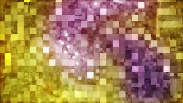 正方形の背景黄色紫 — ストック動画