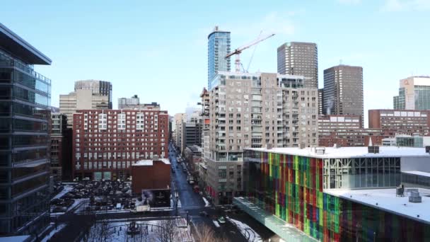 Montreal City Miasto Kanada Quebec — Wideo stockowe