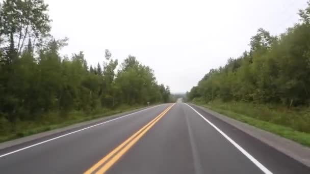 Condução Rua Velocidade Vento Carro — Vídeo de Stock