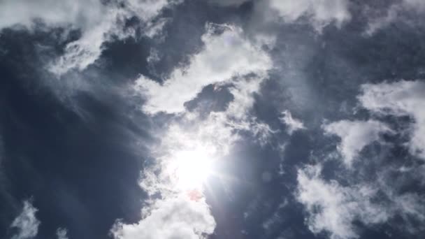 Nuvens Céu Oxigênio Atmosfera — Vídeo de Stock